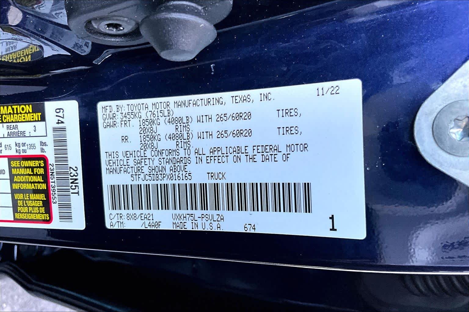 Used 2023 Blueprint Toyota Limited Hybrid image 34