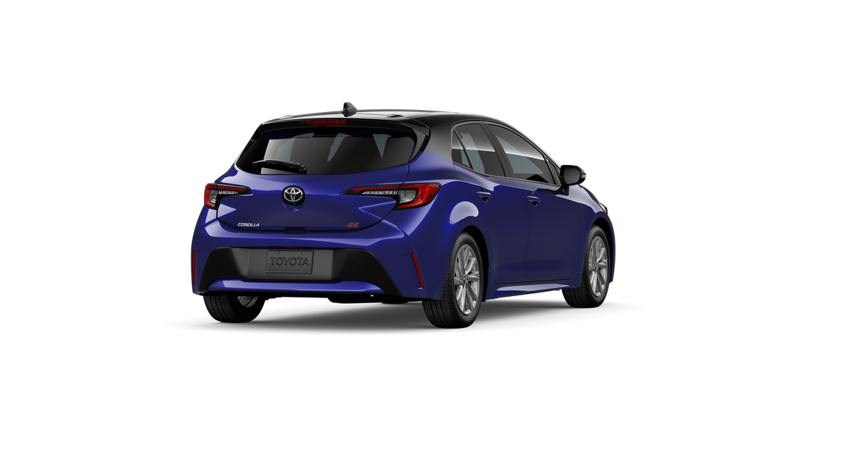 New 2026 Blue Crush Metallic with Midnight Black Metallic roof Toyota SE image 21