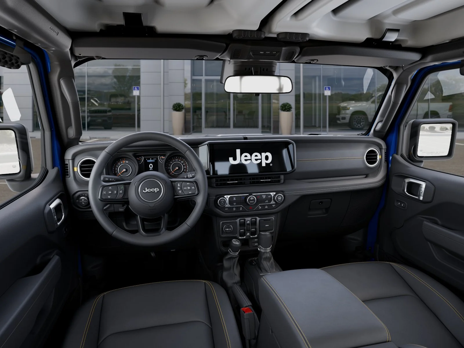 New 2026 Hydro Blue Pearl-Coat Exterior Paint Jeep Sahara image 14