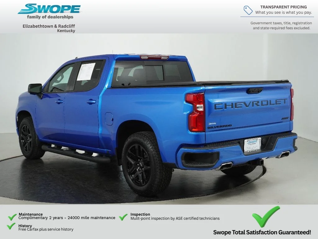 Used 2025 Riptide Blue Metallic Chevrolet RST image 5