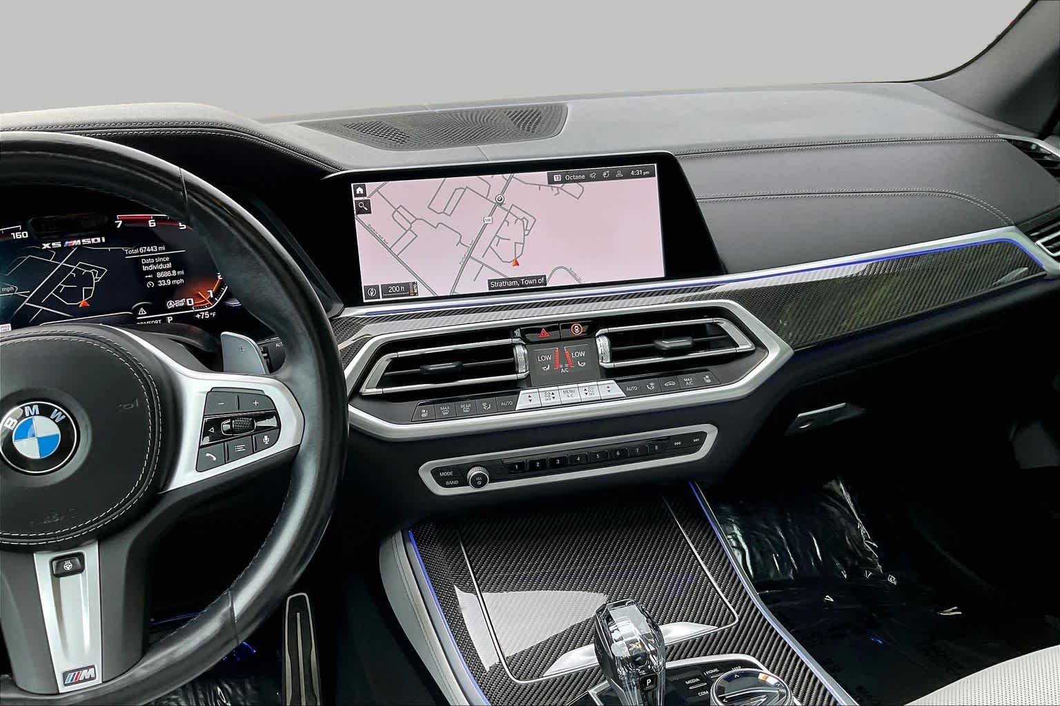 Used 2023 Tanzanite Blue II Metallic BMW M50i image 6