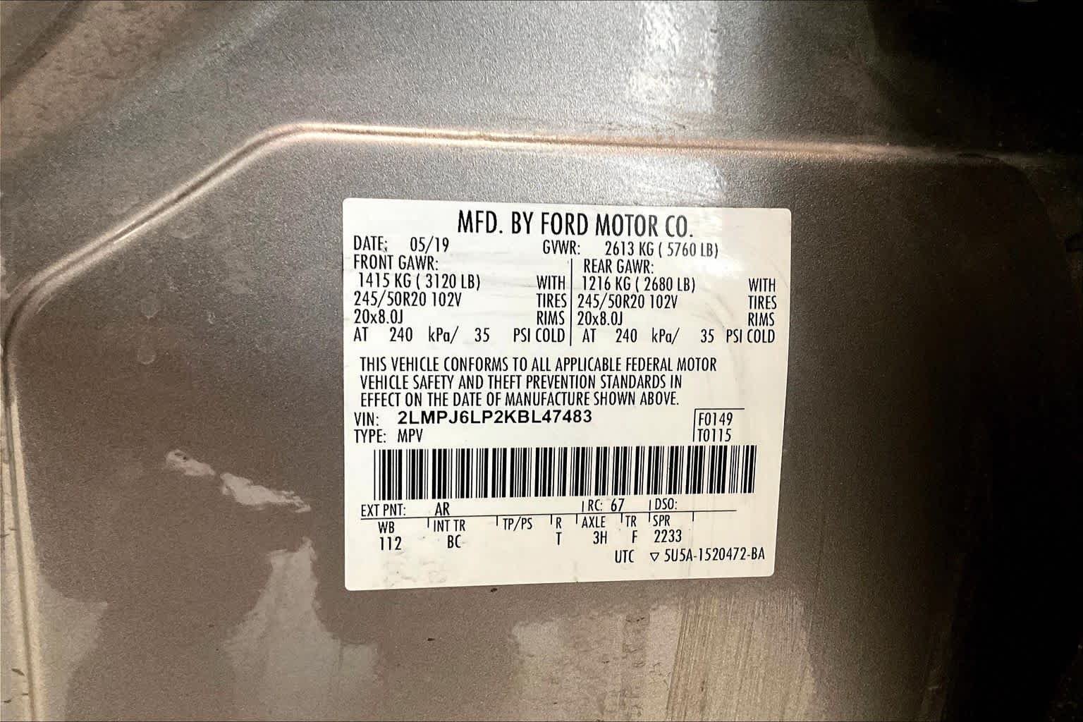 Used 2019 Iced Mocha Premium Colorant Lincoln Reserve image 31