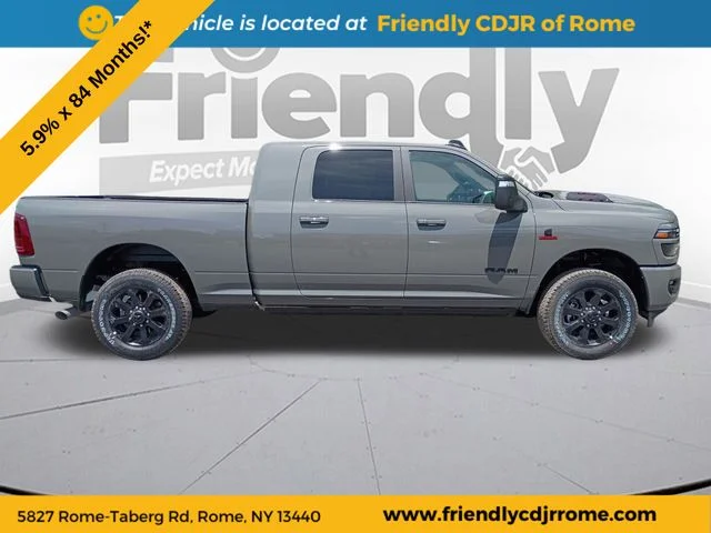 New 2026 Ceramic Gray Clear-Coat Exterior Paint RAM Laramie image 4