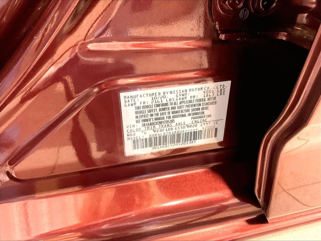 Certified Used 2021 Red Nissan SV image 35