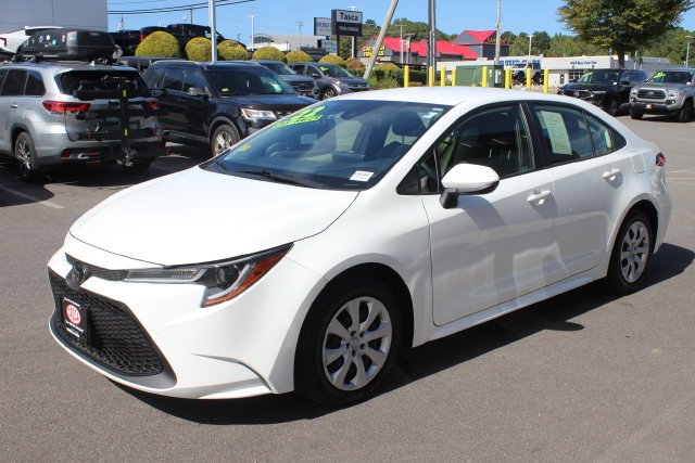 Used 2022 White Toyota LE image 2