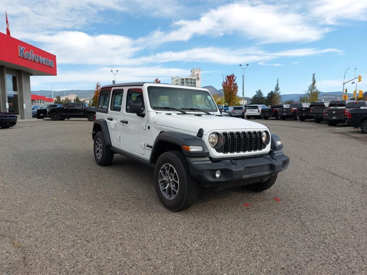 New 2024 White Jeep Sport 4 Door 4x4 image 3