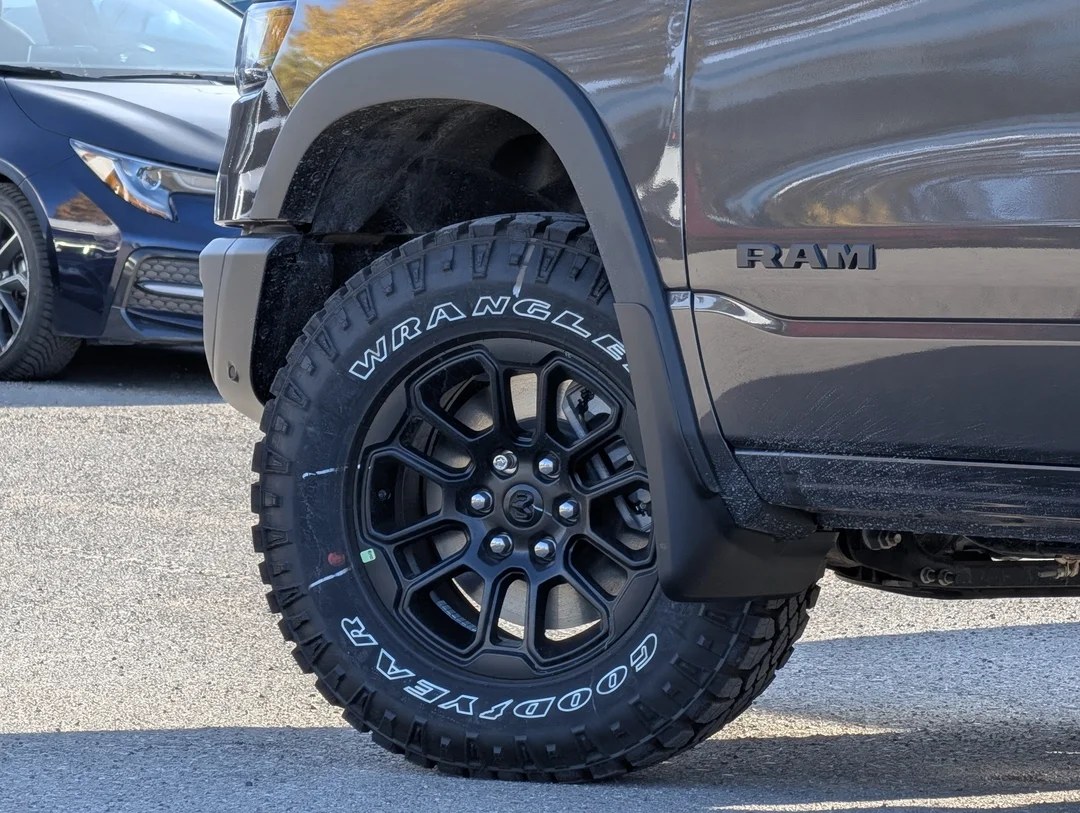 New 2026 Grey RAM Rebel - - 4x4 - All-Terrain Tires - Heated Front Seats - Trailer Brake Control & More! image 9