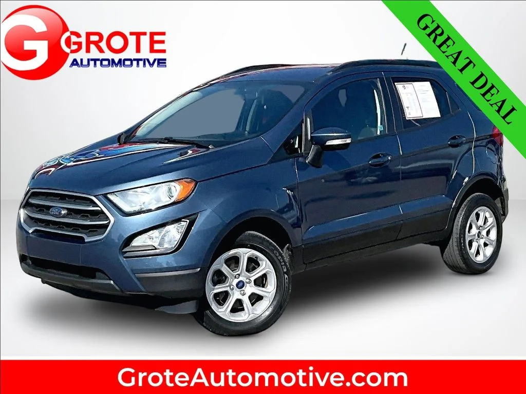 Used 2022 Blue Ford SE image 1