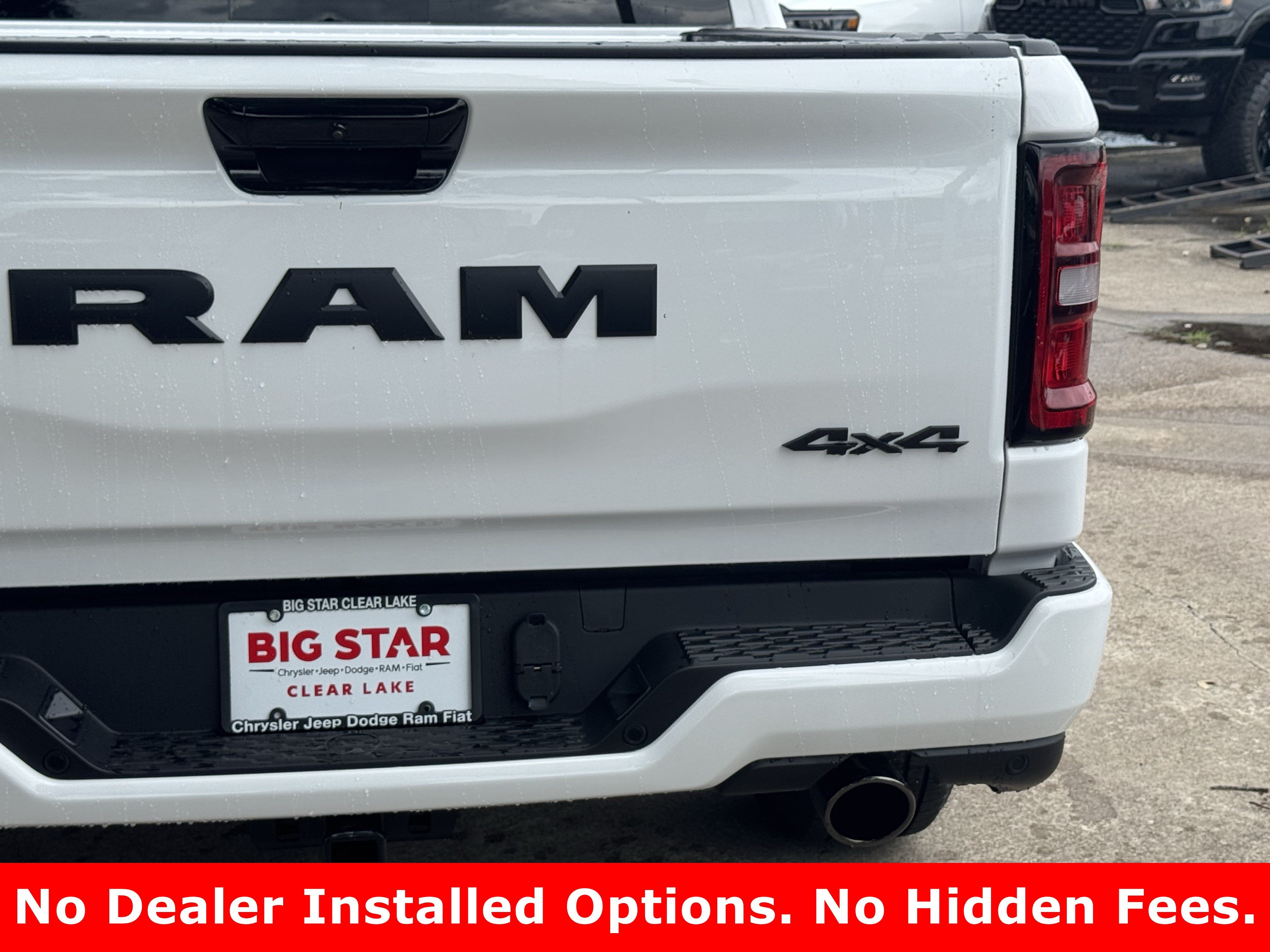 New 2026 Bright White Clearcoat RAM Lone Star image 9