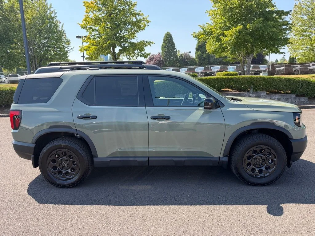 New 2026 Ash Green Metallic Honda TrailSport Elite Blackout image 9