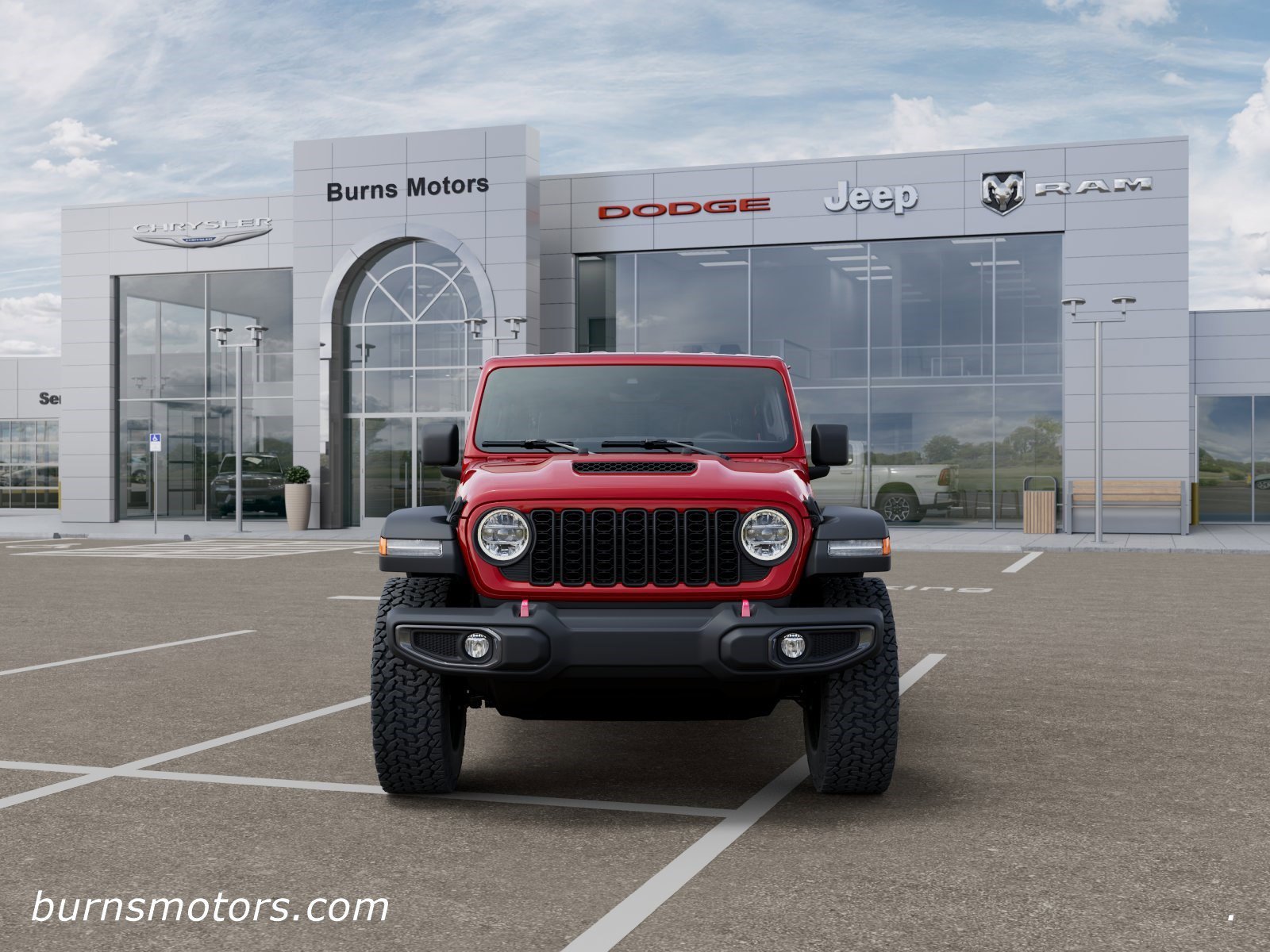 New 2026 Firecracker Red Clear-Coat Exterior Paint Jeep Rubicon 4-Door image 6