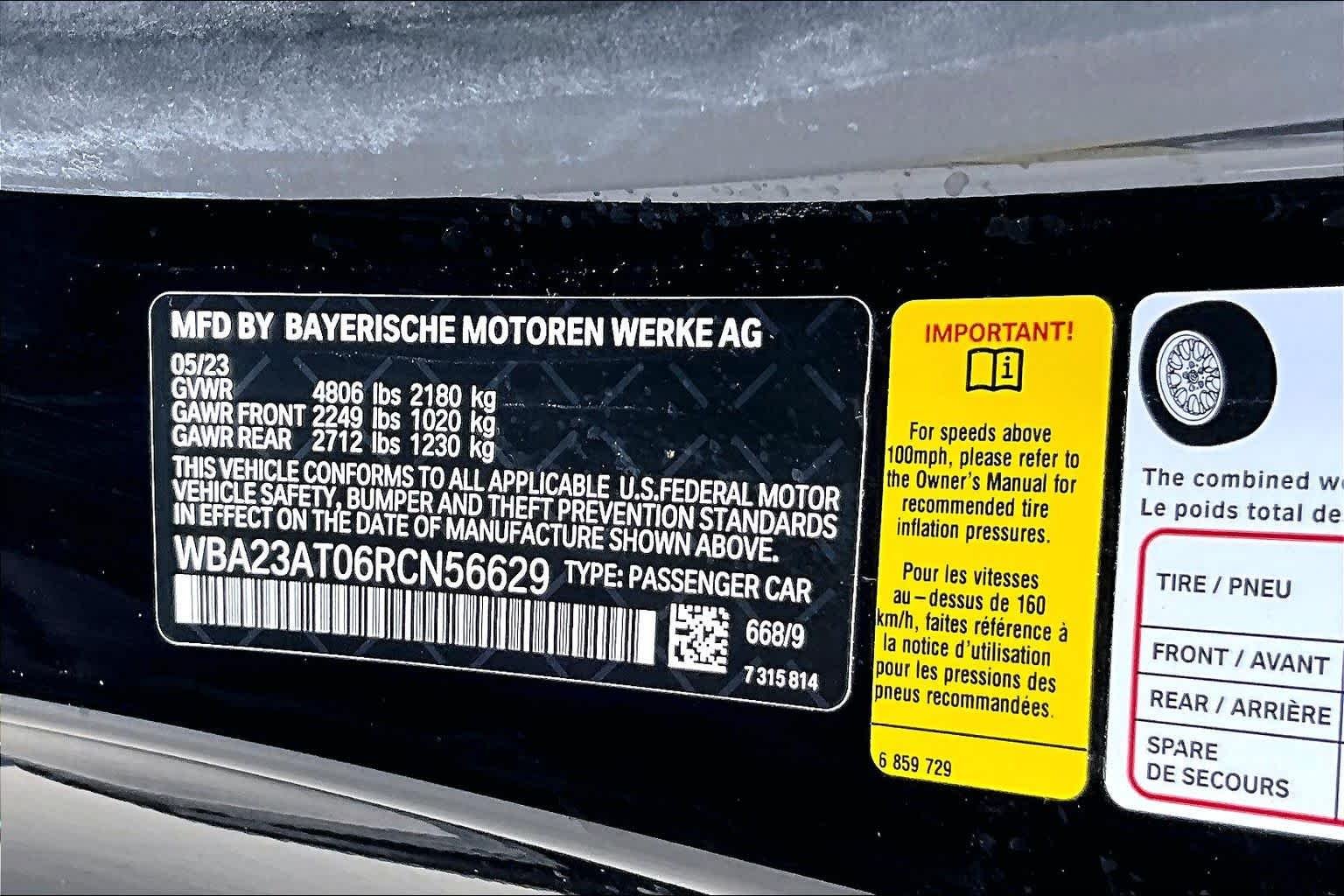 Used 2024 Jet Black BMW 430i image 35