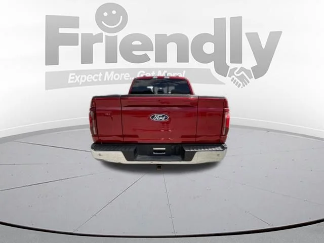 Used 2025 Rapid Red Metallic Tinted Clearcoat Ford Lariat image 4