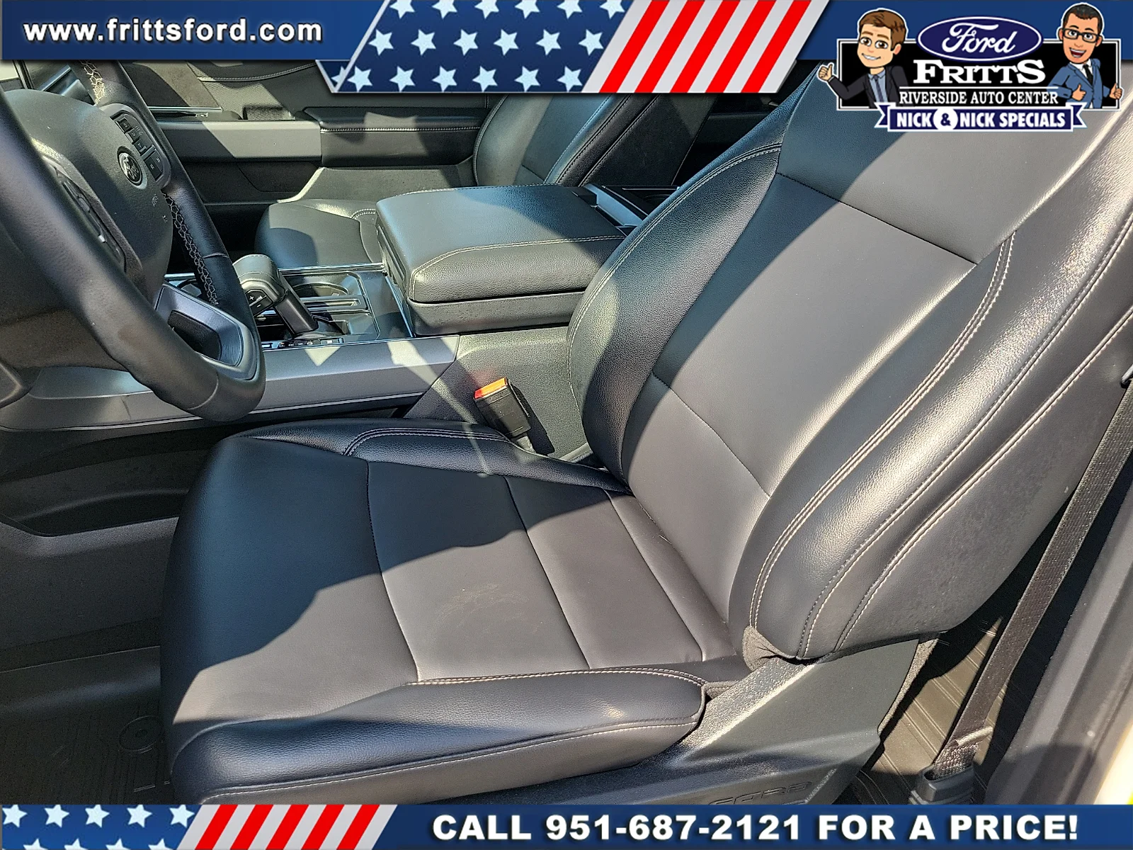 Certified Used 2025 White Metallic Ford XLT image 16
