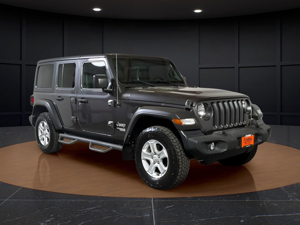 Used 2020 Gray Jeep Unlimited Sport S image 7