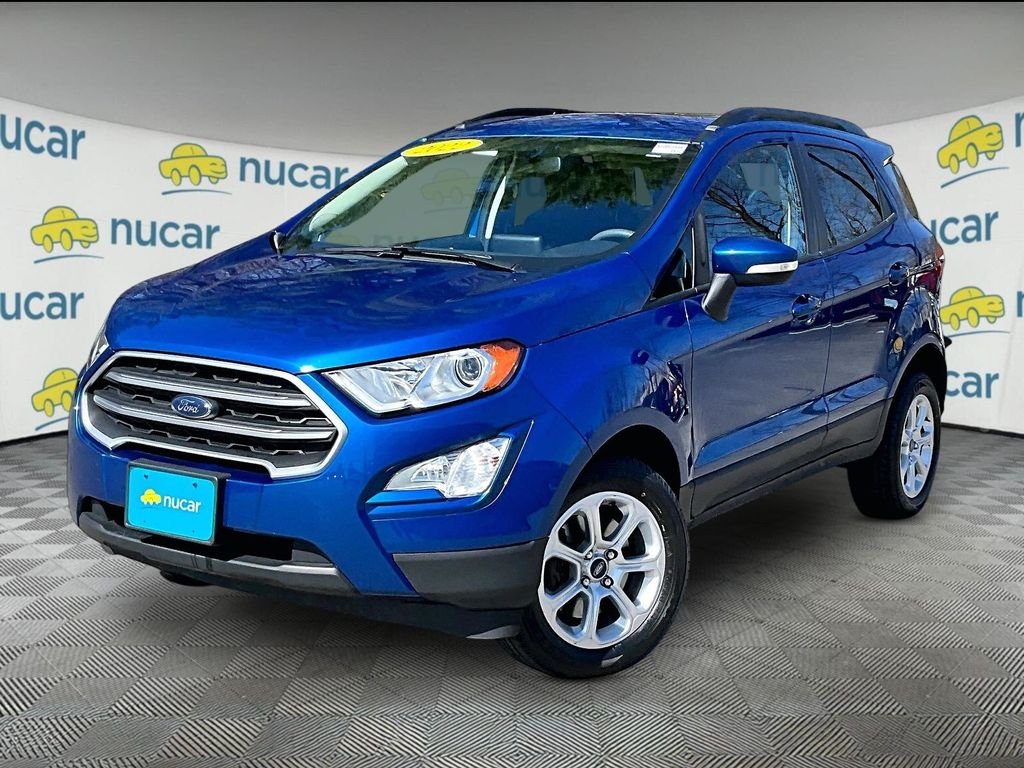 Used 2022 Lightning Blue Metallic Ford SE image 3