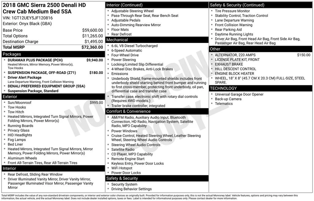 Used 2018 Black GMC Denali image 4