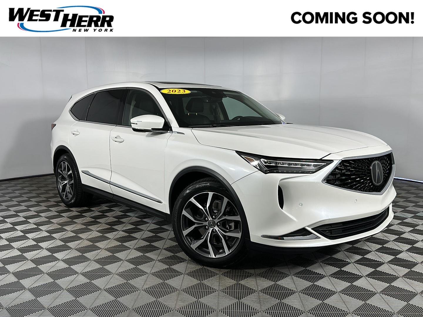 Used 2023 Platinum White Pearl Acura SH-AWD w/Tech image 1