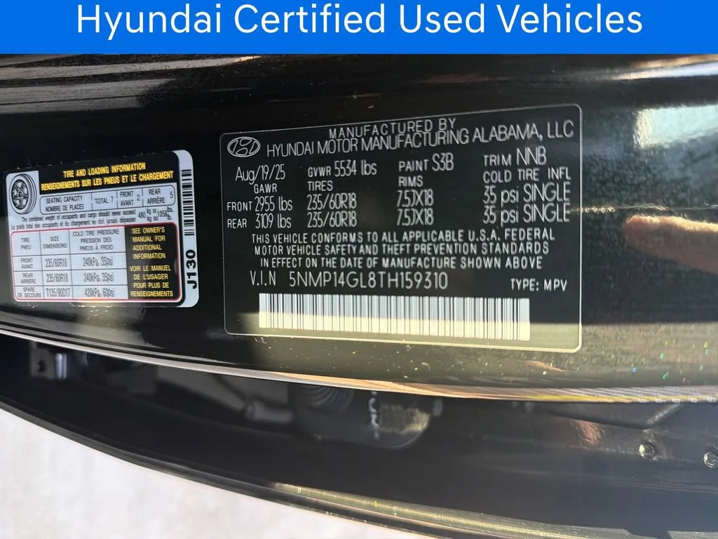 Certified Pre-Owned 2026 Hyundai Santa Fe SE