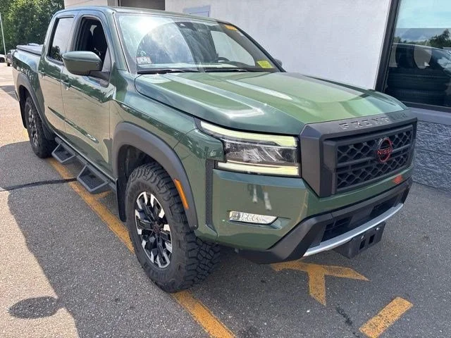 Used 2022 Tactical Green Metallic Nissan PRO-4X image 1