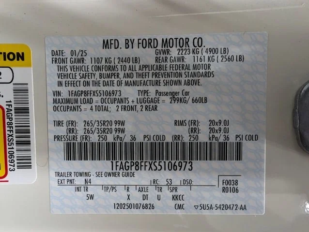 New 2025 Wimbledon White Ford GT Premium Convertible image 19