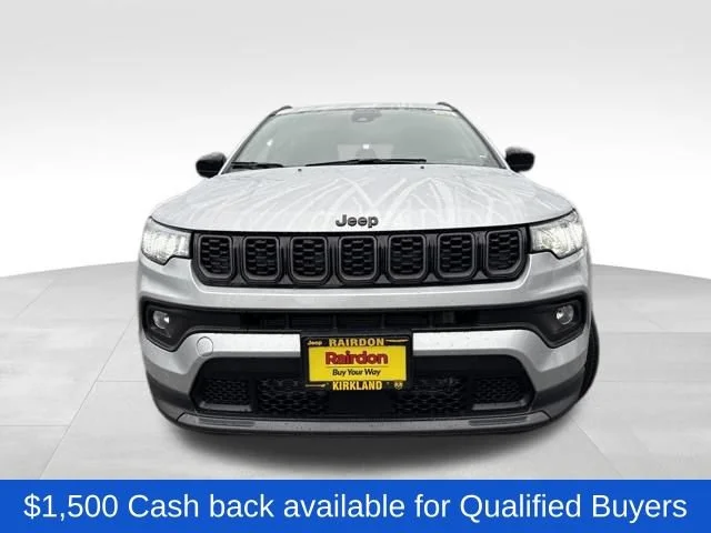 New 2026 Silver Zynith Metallic Clear-Coat Exterior Paint Jeep Latitude image 2
