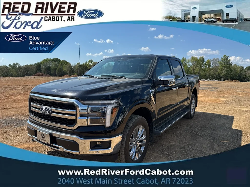 Certified Used 2025 Agate Black Metallic Ford LARIAT image 1