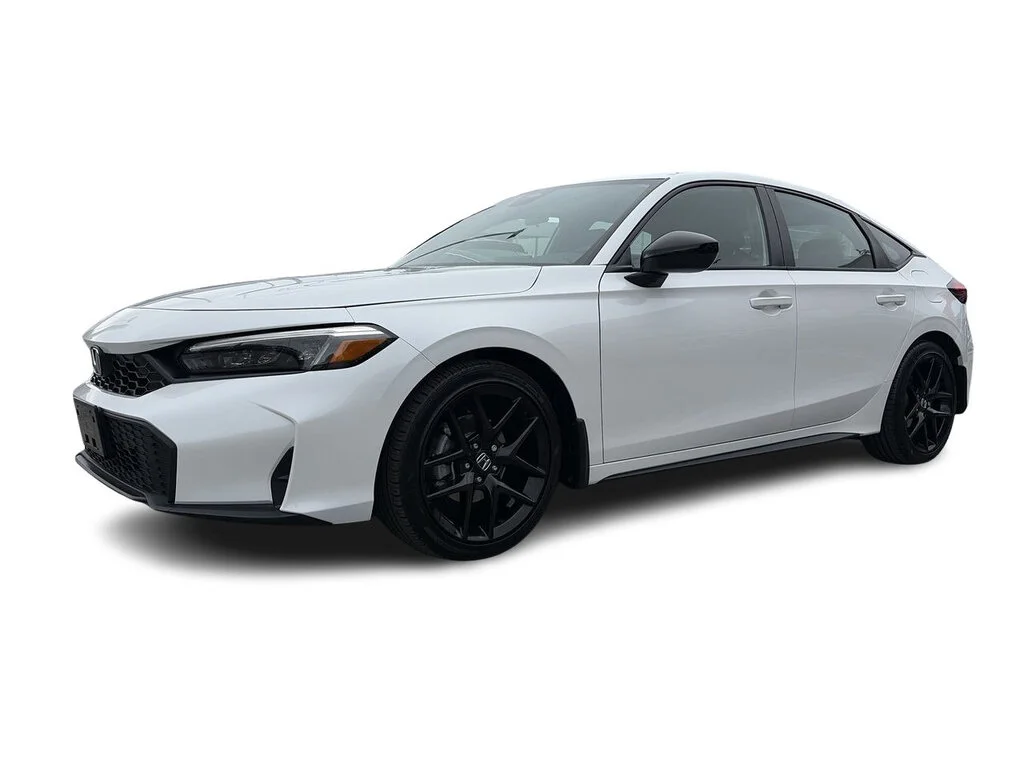 Used 2025 Platinum White Pearl Honda Sport CVT Hatchback Certified Pre-Owned   Clean Ti image 7
