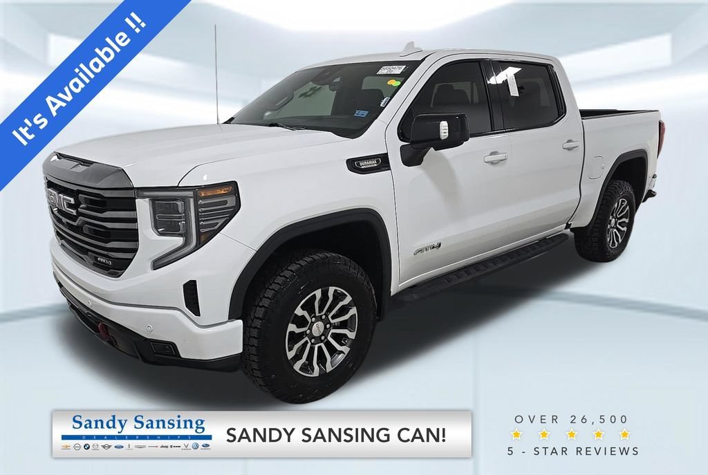 Used 2022 Summit White GMC AT4 image 1