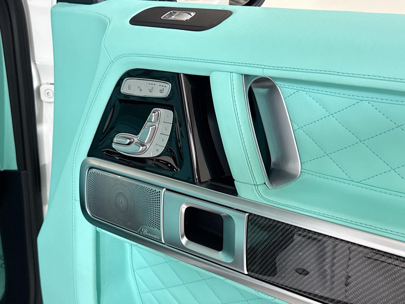 Used 2024 Polar White Mercedes-Benz AMG® G 63  Brabus Custom Widebody / Custom Tiffany Interior image 33
