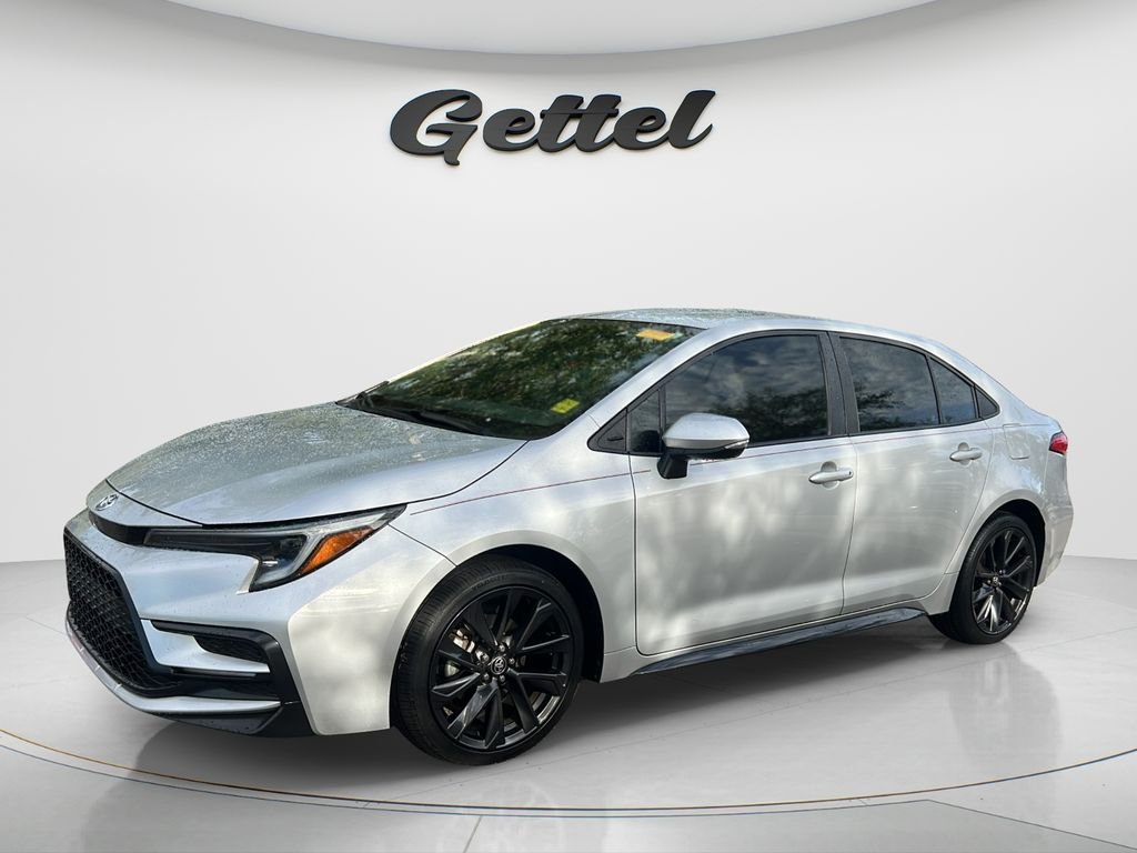 Certified Used 2023 Silver Toyota SE image 1