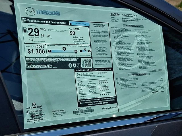 New 2026 Gray Mazda 2.5 S Preferred image 17