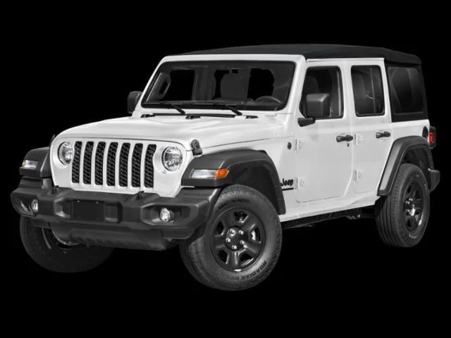 New 2026 Bright White Clear-Coat Exterior Paint Jeep Sahara image 1
