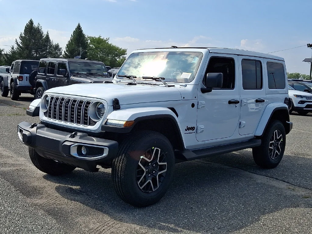New 2027 Bright White Clearcoat Jeep Sahara image 4