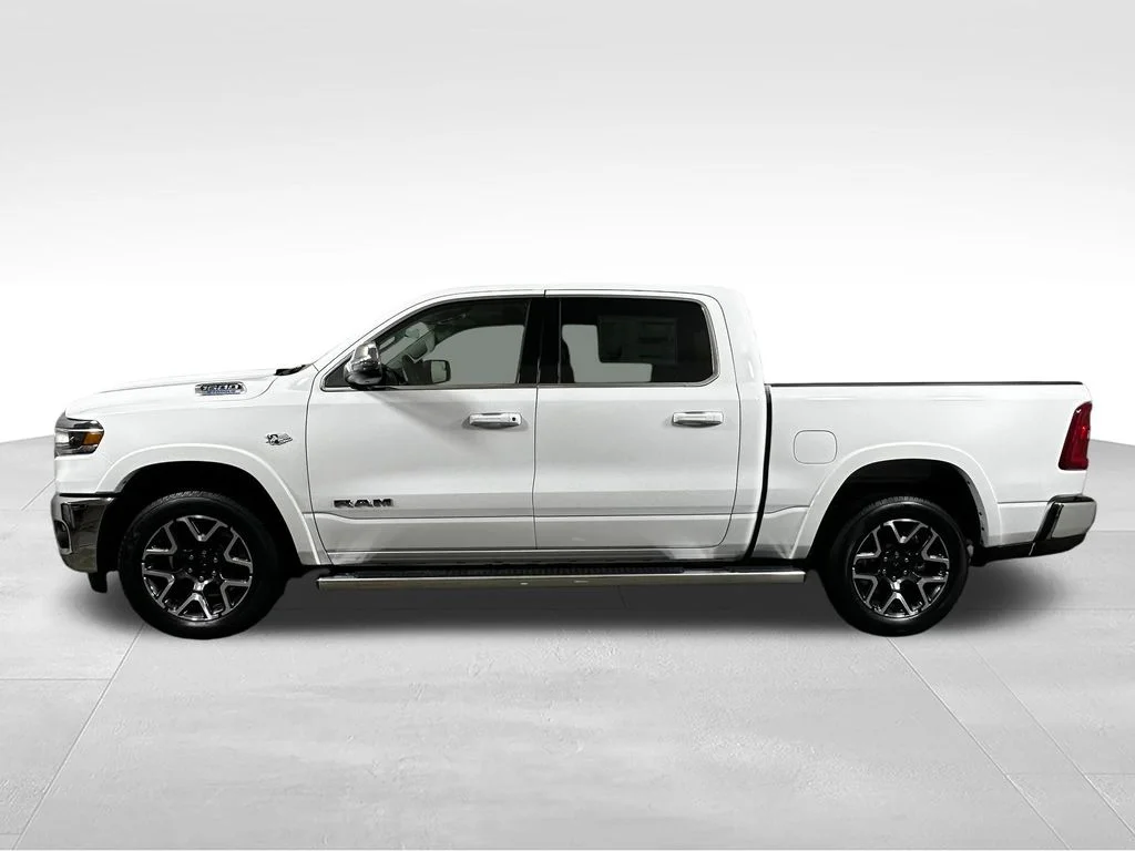 New 2026 Bright White Clear-Coat Exterior Paint RAM Laramie image 2
