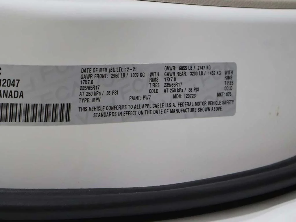Used 2022 Bright White Clearcoat Chrysler Touring L image 53