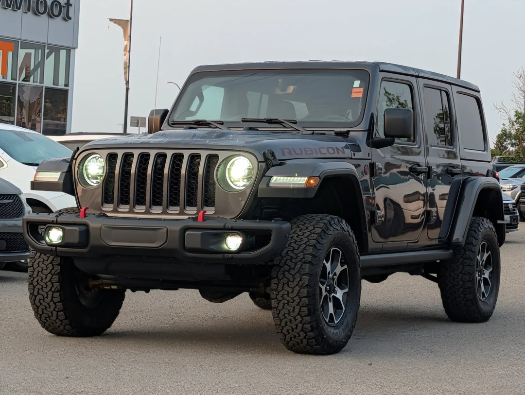 Certified Used 2021 Grey Jeep Unlimited Rubicon - - 4x4 - Leather - Cold Weather Grp - Trailer Tow - LED Grp & More! image 4