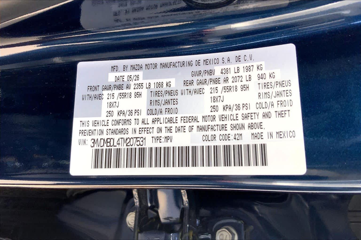New 2026 Deep Crystal Blue Mica Mazda 2.5 S Premium AWD image 21