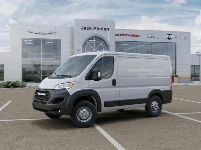New 2026 Bright White Clear-Coat Exterior Paint RAM 1500 Low Roof Cargo Van 118 WB image 106