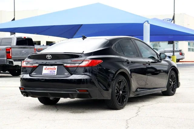 Used 2025 Midnight Black Metallic Toyota SE image 5