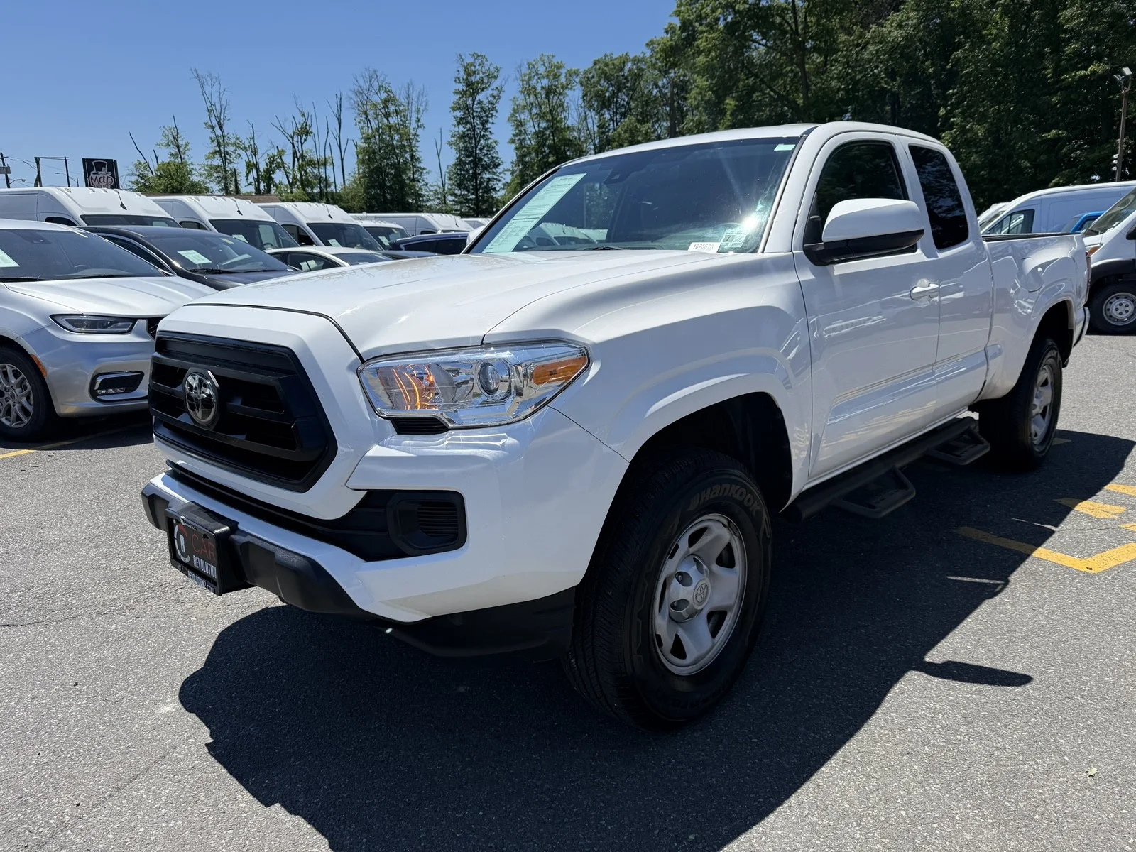 Used 2021 Super White Toyota SR5 ACCESS CAB 6