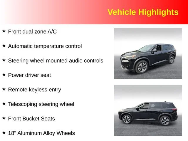 Used 2023 Black Nissan SV image 3