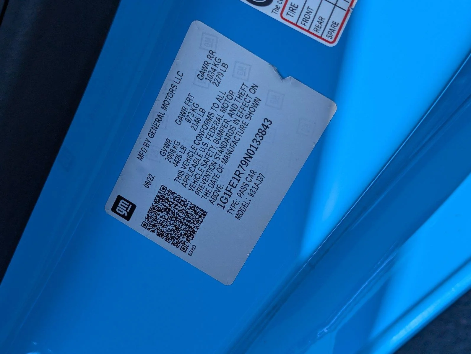 Used 2022 Rapid Blue Chevrolet LT1 image 15