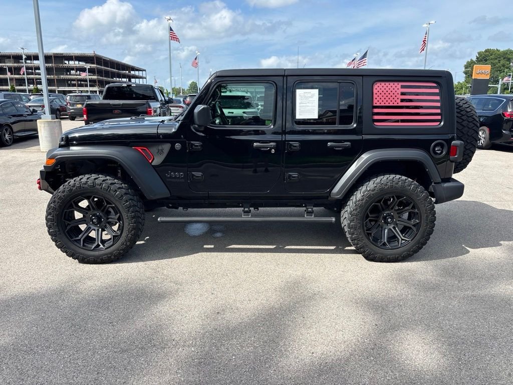 Certified Used 2022 Black Jeep Unlimited Sport S image 2