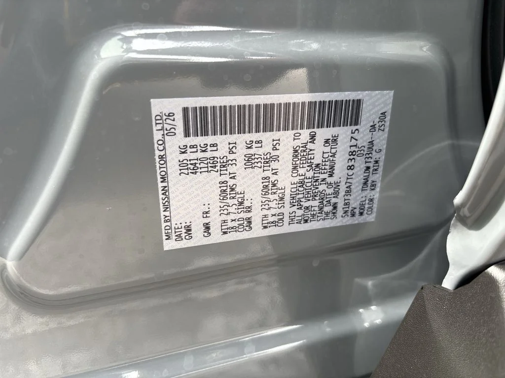New 2026 Gray Nissan SV image 24