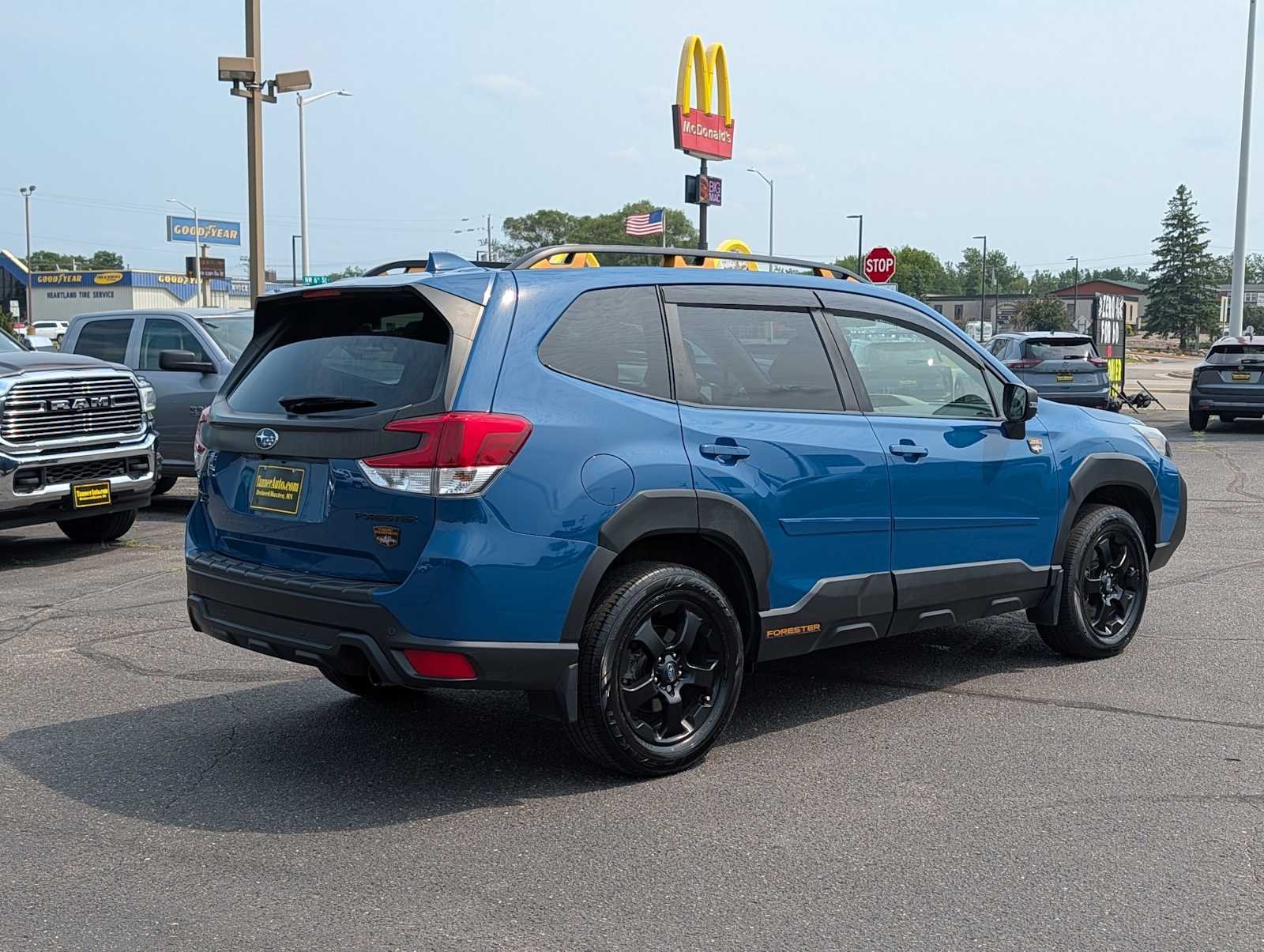 Used 2022 Geyser Blue Subaru Wilderness image 7
