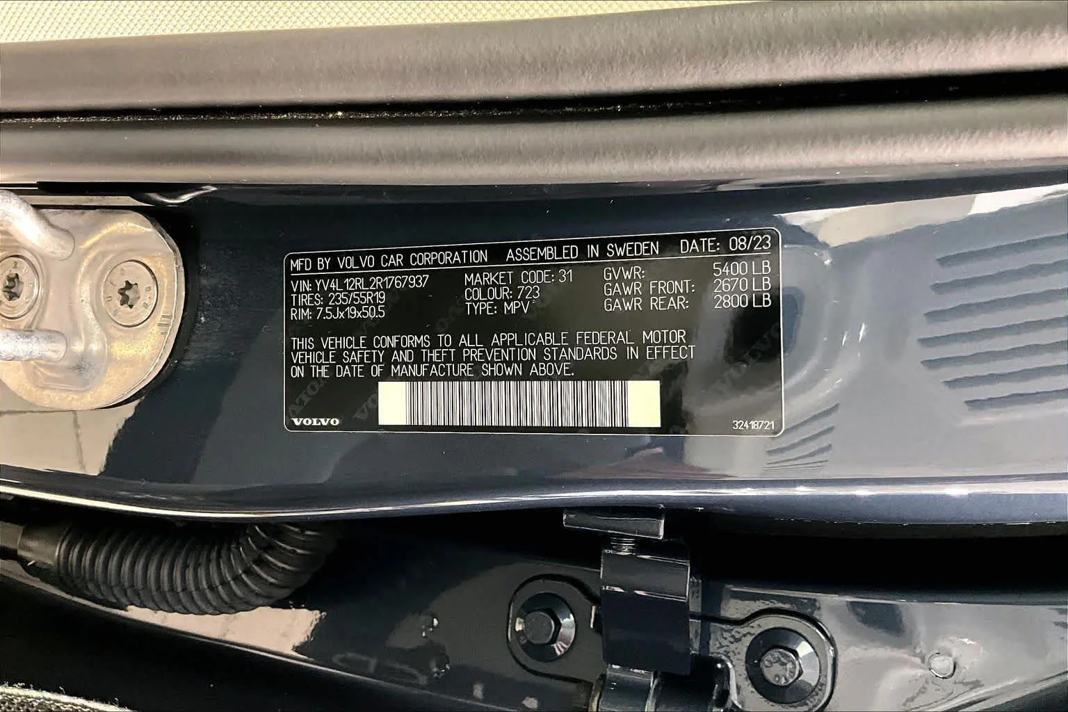 Certified Used 2024 Denim Blue Volvo Plus image 32
