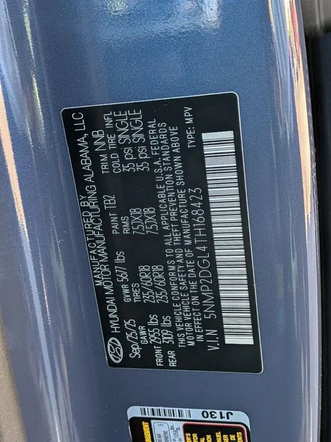 New 2026 Blue Hyundai SEL image 32