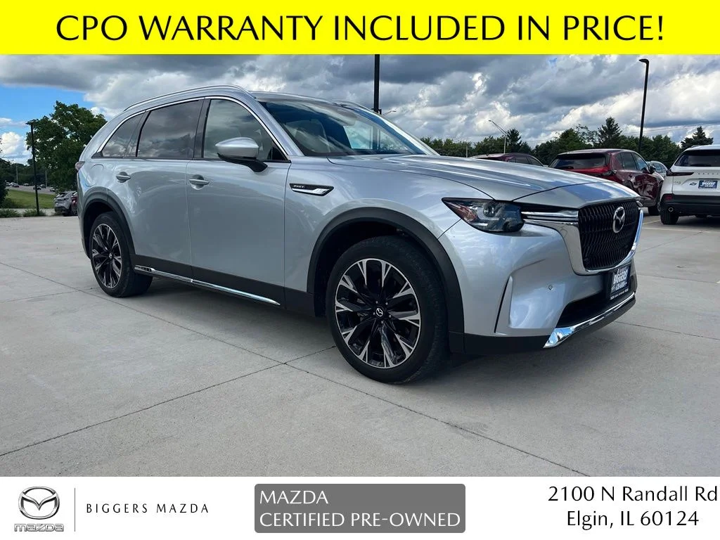 Certified Used 2024 Silver Mazda Premium Plus image 1