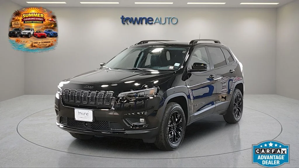 Used 2023 Black Jeep Altitude image 1